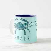 Kanker Tweekleurige Koffiemok (Voorkant links)