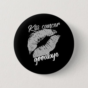 Kanker Vaarwel Kankerbewustzijn Maand 1 Ronde Button 5,7 Cm