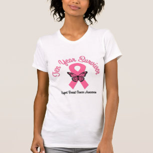 Kanker van de borst de Overlevende van 10 Jaar T-shirt