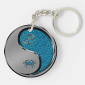 Kanker van de krab sleutelhanger (Achterkant)