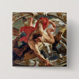 Kanker, van de Tekenen van de Zodiac Vierkante Button 5,1 Cm