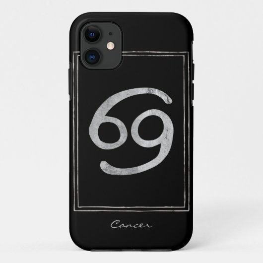 Kanker van de zilverkleurige vierdierentuin met de Case-Mate iPhone case (Achterkant)