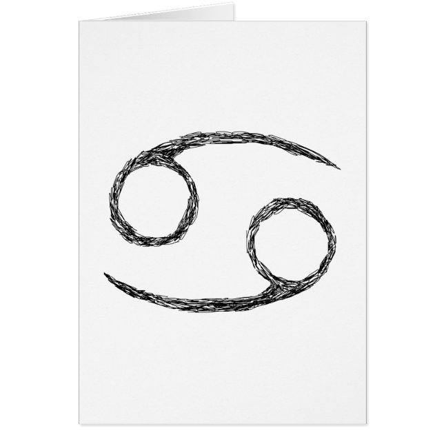 Kanker. Zodiac Astrology Sign. (Voorkant)