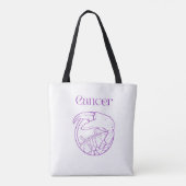Kanker Zodiac Canvas tas (Achterkant)