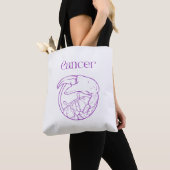 Kanker Zodiac Canvas tas (Dichtbij)