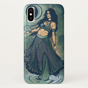 Kanker Zodiac MoonChild Goddess buikdanseres iPhone X Hoesje