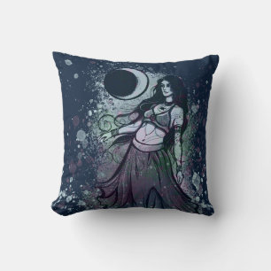 Kanker Zodiac MoonChild Goddess buikdanseres Kussen