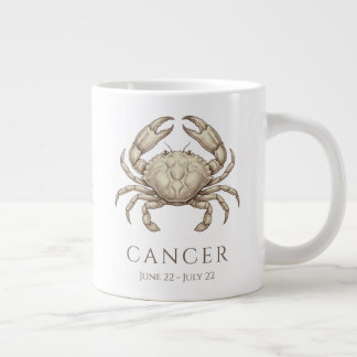 Kanker Zodiac Persoonlijke Naam & Geboortedatum Extra Grote Beker