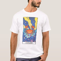 Kanker Zodiac Sign Abstract Art 