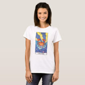 Kanker Zodiac Sign Abstract Art  T-shirt (Voorkant volledig)
