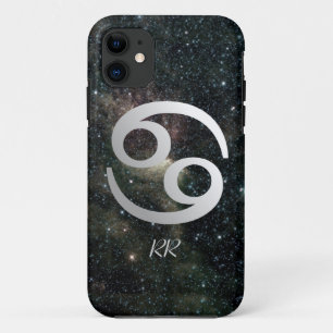 Kanker Zodiac Star Sign on Universe iPhone 11 Hoesje