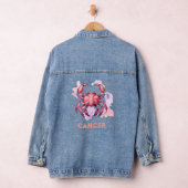 Kanker Zodiac teken Denim jas voor dames Denim Jacket (Hangar)