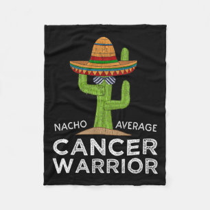 Kankerbestrijding Funny Cancer Fighter Warri Fleece Deken