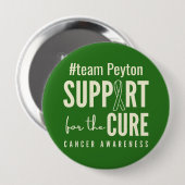 Kankerbewustzijn aangepaste naam Buttonnen Ronde Button 4,0 Cm (Voorkant /achterkant)