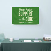 kankerbewustzijn aangepaste #team naam Banner Sign (Beurs)