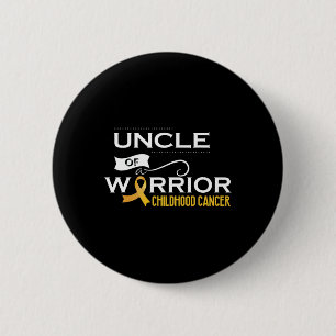 Kankerbewustzijn bij kinderen Oom van een krijger Ronde Button 5,7 Cm