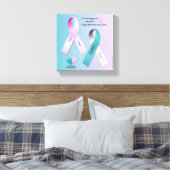 Kankerbewustzijn Canvas Afdruk (Insitu (Slaapkamer))