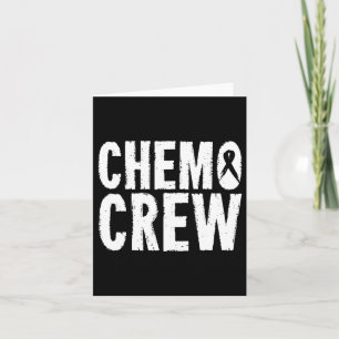 Kankerbewustzijn Chemo Crew Survivor Gift Kaart