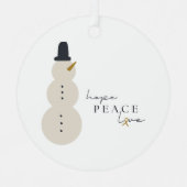 kankerbewustzijn Kerst Vakantie Ornament (Voorkant)