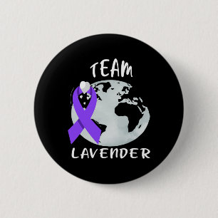 Kankerbewustzijn ondersteunt overlevenden van kank ronde button 5,7 cm