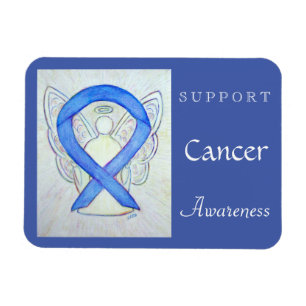 Kankerbewustzijn Ribbon Angel Custom Magnet Magneet
