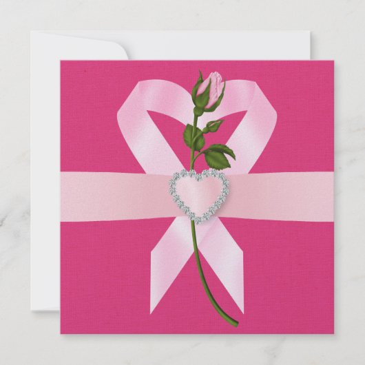 Kankerbewustzijn - Roze lint (Voorkant)