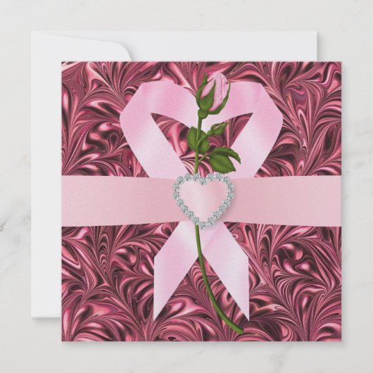 Kankerbewustzijn - Roze lint (Voorkant)