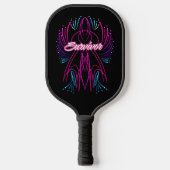 Kankerbewustzijn Survivor pickleball paddle (Voorkant)