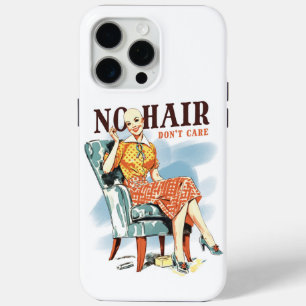 Kankerbewustzijn voor kale vrouwen krijgers iPhone 15 pro max hoesje