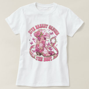 Kankerbewustzijn We dragen roze T-shirt