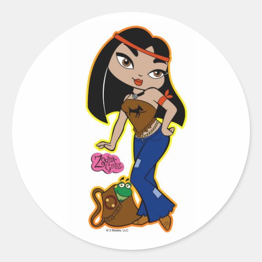 Kankerblokkers Ronde Sticker (Voorkant)