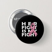 Kankerborstkanker Ronde Button 5,7 Cm (Voorkant /achterkant)