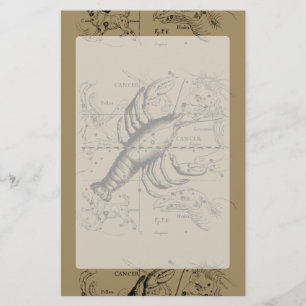 Kankerconstellatie door Hevelius circa 1690 Briefpapier