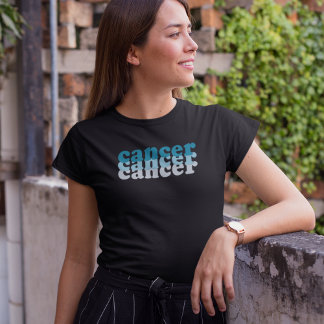 Kankerdierenteken | Kleur van het zilververmogen T-shirt