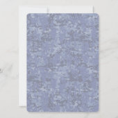Kankerdierentuin op Navy Blue Digital Camo (Achterkant)