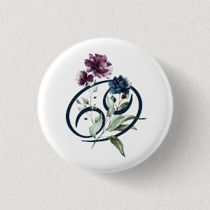 Kankerdiersterbord Ronde Button 3,2 Cm