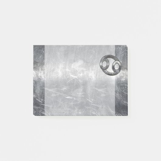 Kankerdiersymbool in gedempt decor post-it® notes (Voorkant)