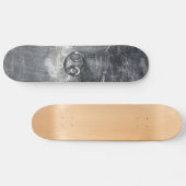 Kankerdiersymbool in gedempt decor skateboard (Horizontaal)