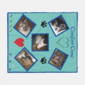 Kankerforel Fleece Deken (Voorkant (Horizontaal))