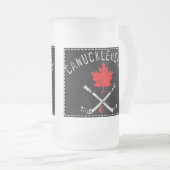 Kankerhoofd Matglas Bierpul (Voorkant rechts)