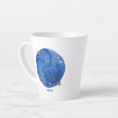 Kankerkanker Waterverf Night Sky Constellation Zod Latte Mok (Linkerhoek)