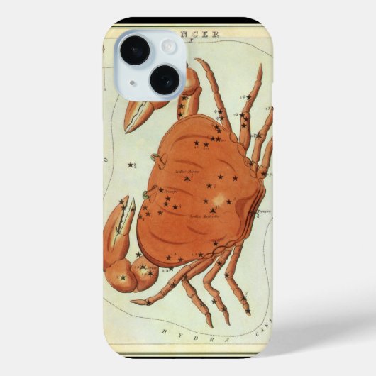 Kankerkrab  Constellatie, Urania's Mirror Case-Mate iPhone Case (Achterkant)