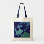 Kankerkrab Constellatie Zodiac Astrologie Tote Bag (Voorkant)