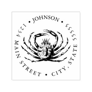 Kankerkrab met terugzendlabel met wetten  zelfinktende stempel