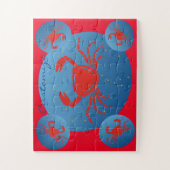 Kankerkrab Zodiac Thunder_Cove Legpuzzel (Verticaal)