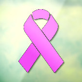 Kankerondersteunend lint-lint-lint raamsticker (Vel 3)