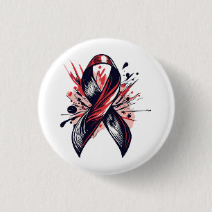 Kankerondersteuning Ronde Button 3,2 Cm
