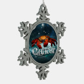 KankerOrnament Tin Sneeuwvlok Ornament (Links)