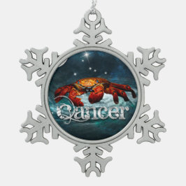 KankerOrnament Tin Sneeuwvlok Ornament