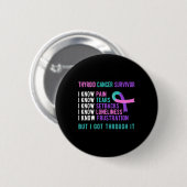 Kankeroverlevende 4 ronde button 5,7 cm (Voorkant /achterkant)